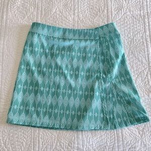 Ripskirt Hawaii Length 2 Aqua Print Wrap Skirt
